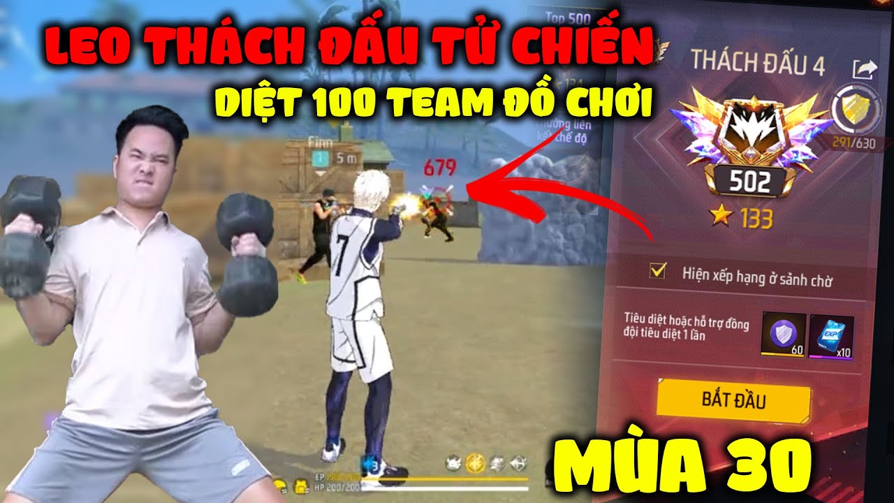 [ Free Fire ] Leo Thách Đấu Đầu Mùa 30 