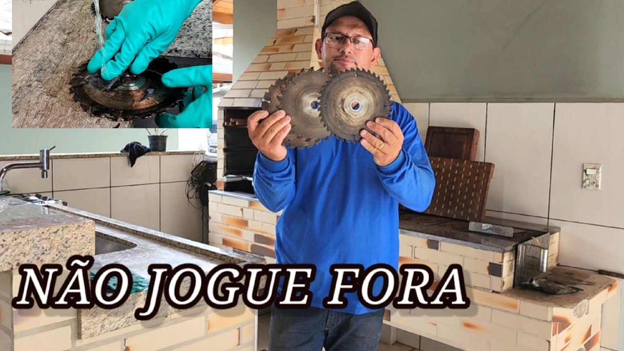 DEIXE SUA LÂMINA DE SERRA NOVA, vem comigo que eu te mostro....