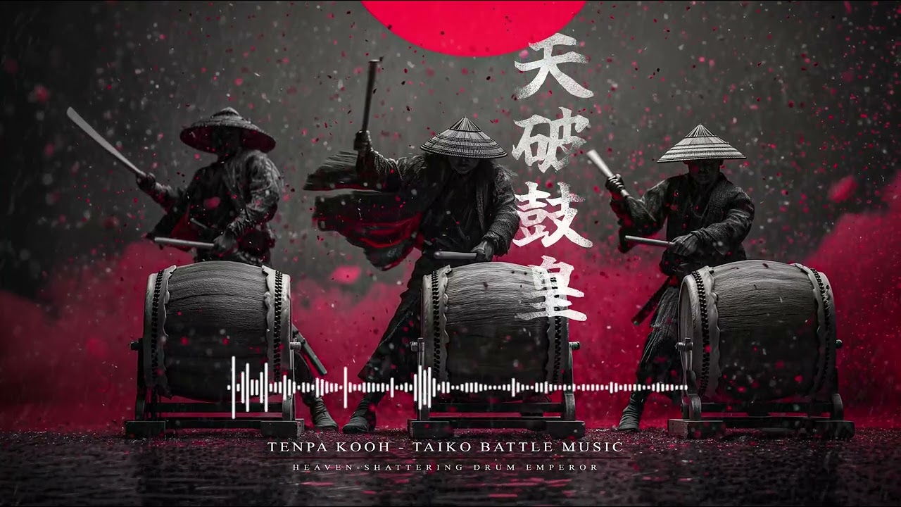 🥁 天破鼓皇 TENPA KOOH | Heaven-Shattering Drum Emperor | EPIC SAMURAI Taiko Battle Music