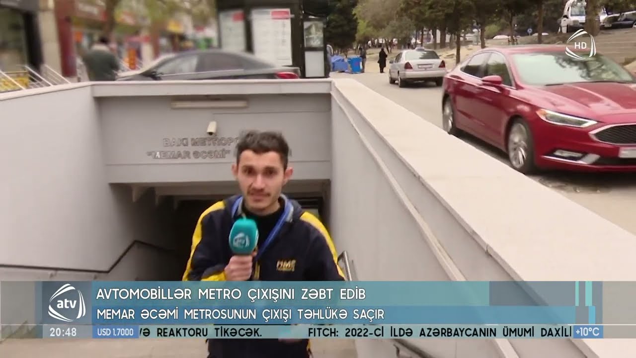 Memar Əcəmi metrosunun &ccedil;ıxışı təhl&uuml;kə sa&ccedil;ır