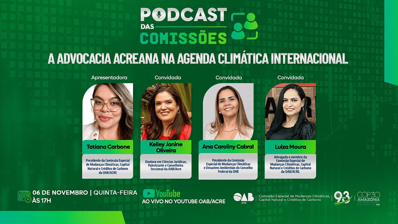 A Advocacia Acreana na Agenda Climática Internacional