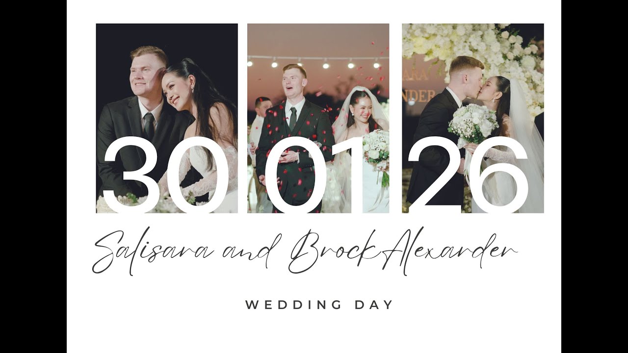 ช่างวีดีโองานแต่งจันทบุรี Wedding  Salisara  and  BrockAlexarder (แต่งงาน ณ บ้าน พ.ศ.2462 จันทบุรี)