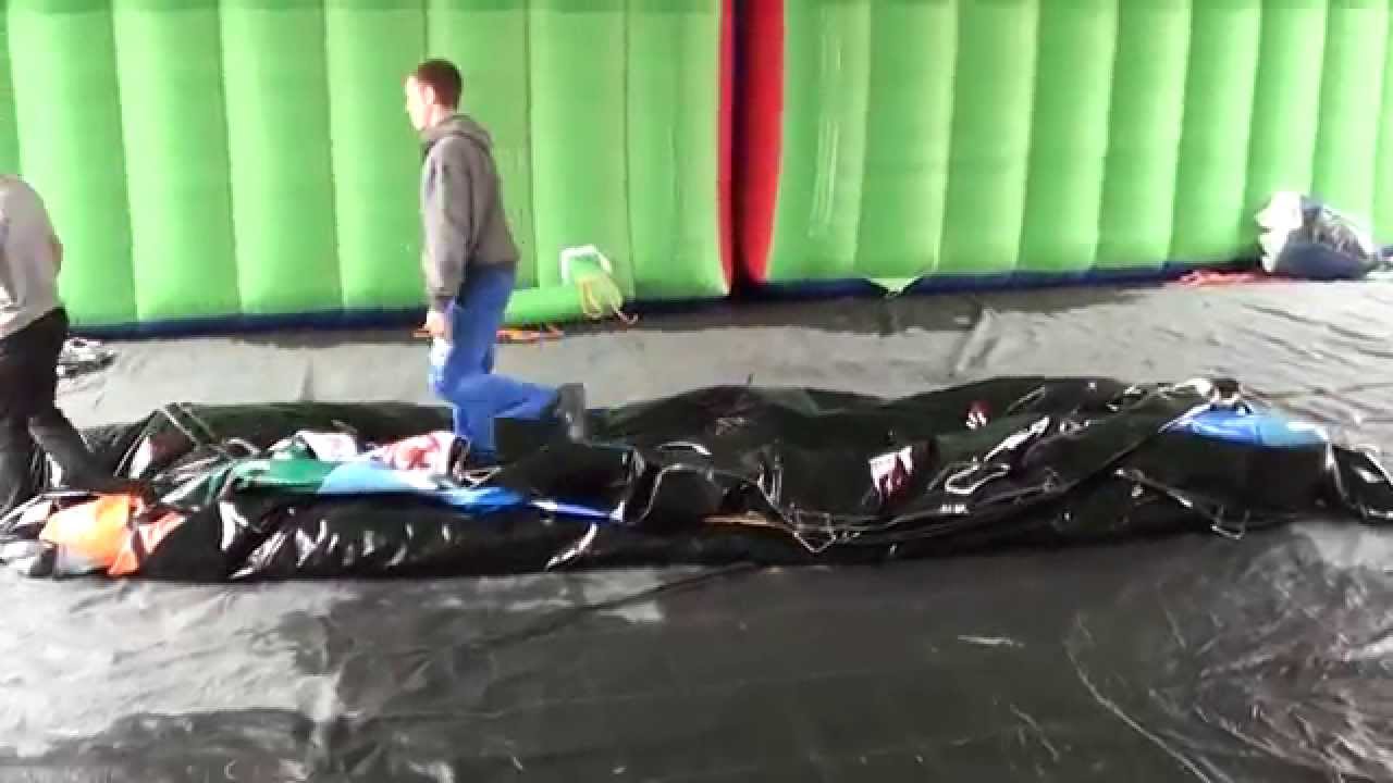 How to roll up your Disco Dome from Airquee