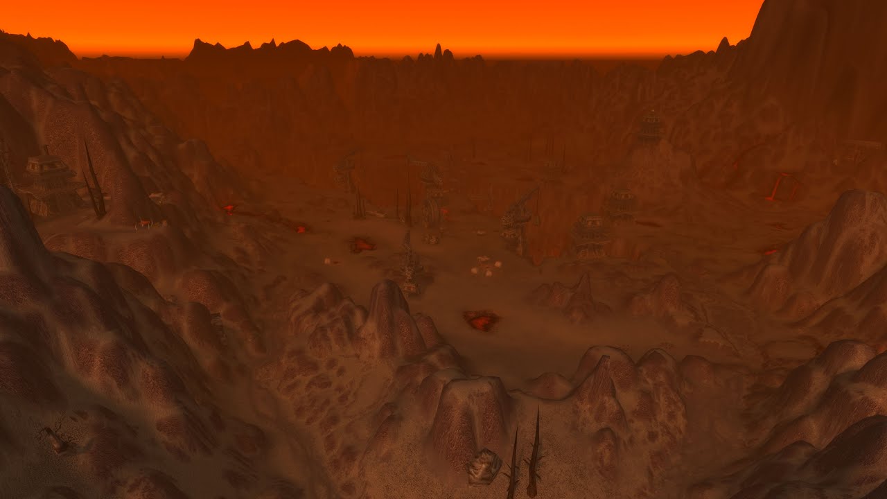 Exploring Searing Gorge: Ambient Walk in World of Warcraft Classic