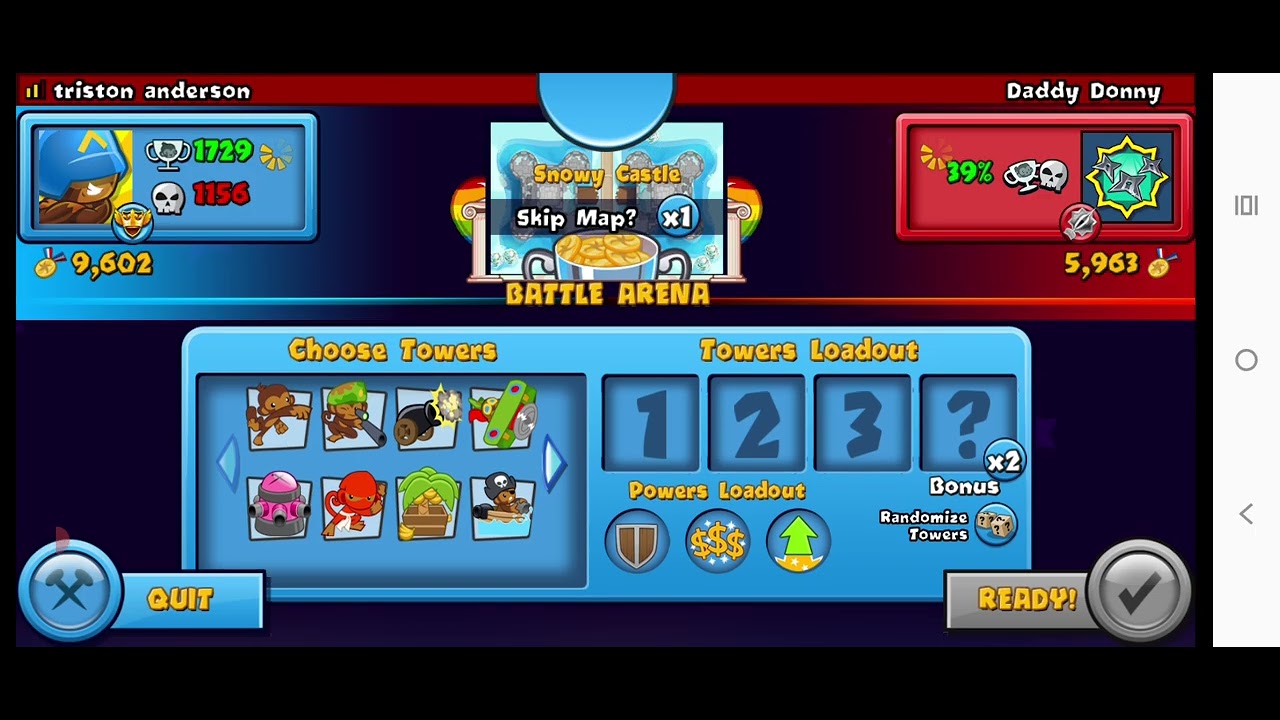 Btd Battles: I Beat My Dad 😂