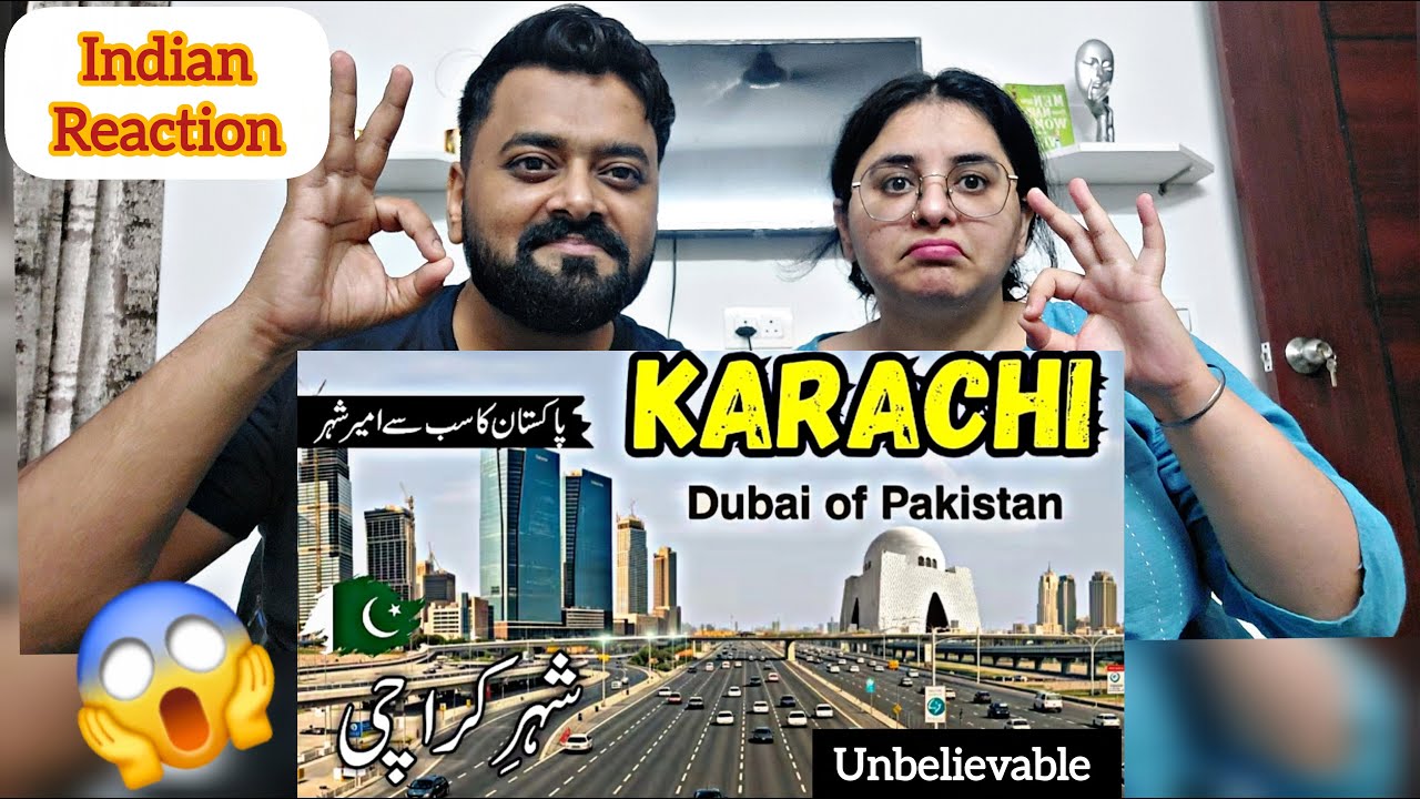 Indian Reaction to Karachi 🇵🇰 | Real Beauty of Pakistan's Biggest City  | Namaste React