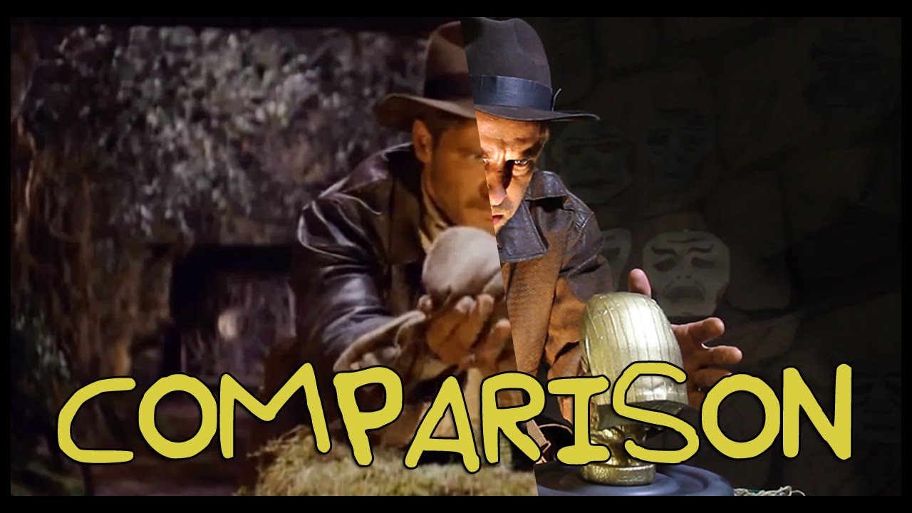 Raiders of the Lost Ark Opening Scene - Homemade w/ Dustin McLean (Comparison)