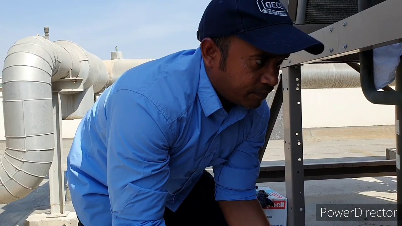 York Screw Chiller gas charging ( VSD )