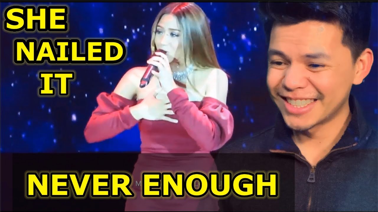 NURSE REACTS TO MORISSETTE AMON | NEVER ENOUGH | ANOTHER GREAT TALENT FROM PHILIPPINES