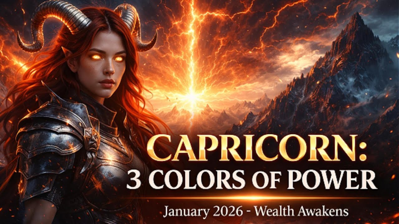 CAPRICORN — These 3 Sacred Colors Turn You Into a Magnet for Wealth in January 2026”