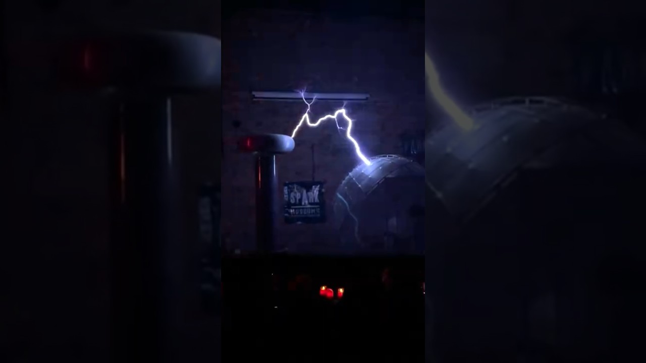 ⚡Witness 4.6M volts of lightening of a Tesla coil | Spark Museum in Bellingham, WA!  #SparkMuseum