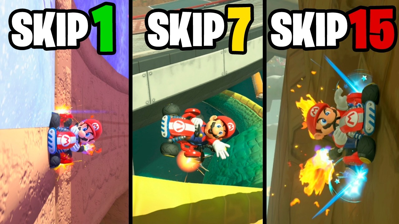 Aprendí 1 ATAJO en cada CIRCUITO de Mario Kart World