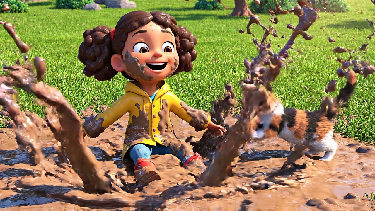 Brawl Stars Little Spike Rolled Into a Mud Puddle | Nursery Rhymes for Kids & Baby Songs