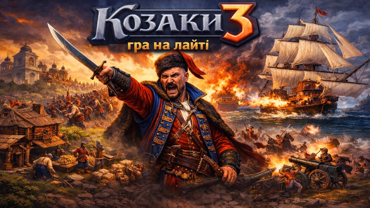 КОЗАКИ 3 🔥 Тут буде ЖАРКО | ⚔️ Гра на ЛАЙТІ