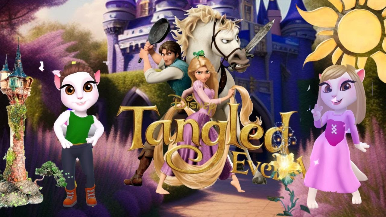 MY ANGELA 2 Trapped in the Tower! Rapunzel’s Fairy Tale Begin😶‍🌫️🥰