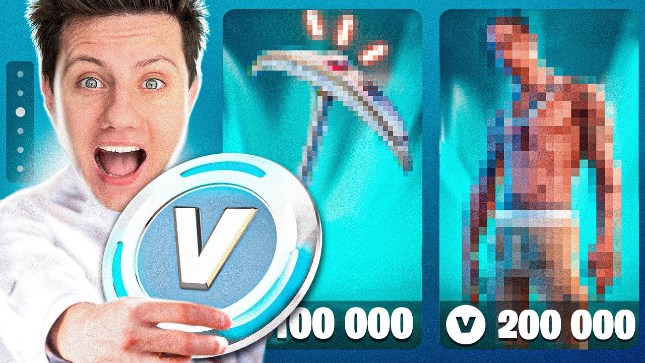 Я ПОТРАТИЛ 300.000 В БАКСОВ! дорога к 1.000 скинам в фортнайт