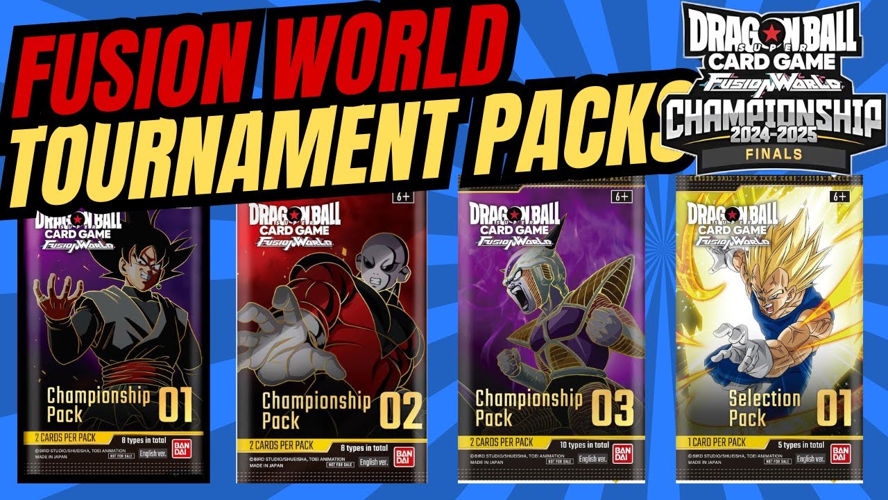 Championship Packs From FUSION WORLD National Tournament! | Dragon Ball Super Card Game