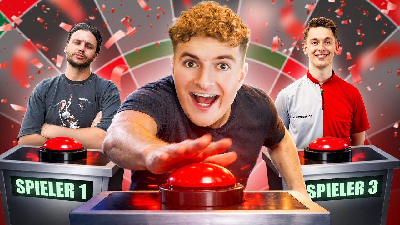 ICH DURFTE BEI EINER DARTS-GAMESHOW MITMACHEN! 😱🎯