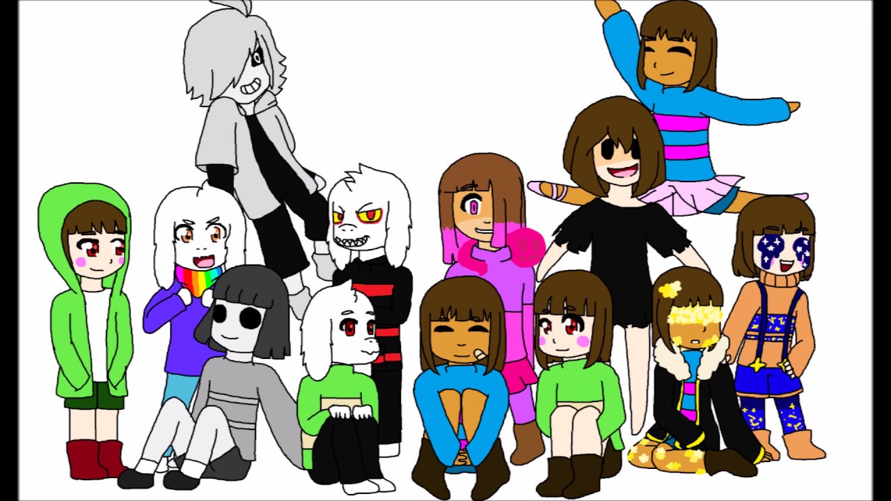 Speedpaint #9: Undertale AU Kiddies