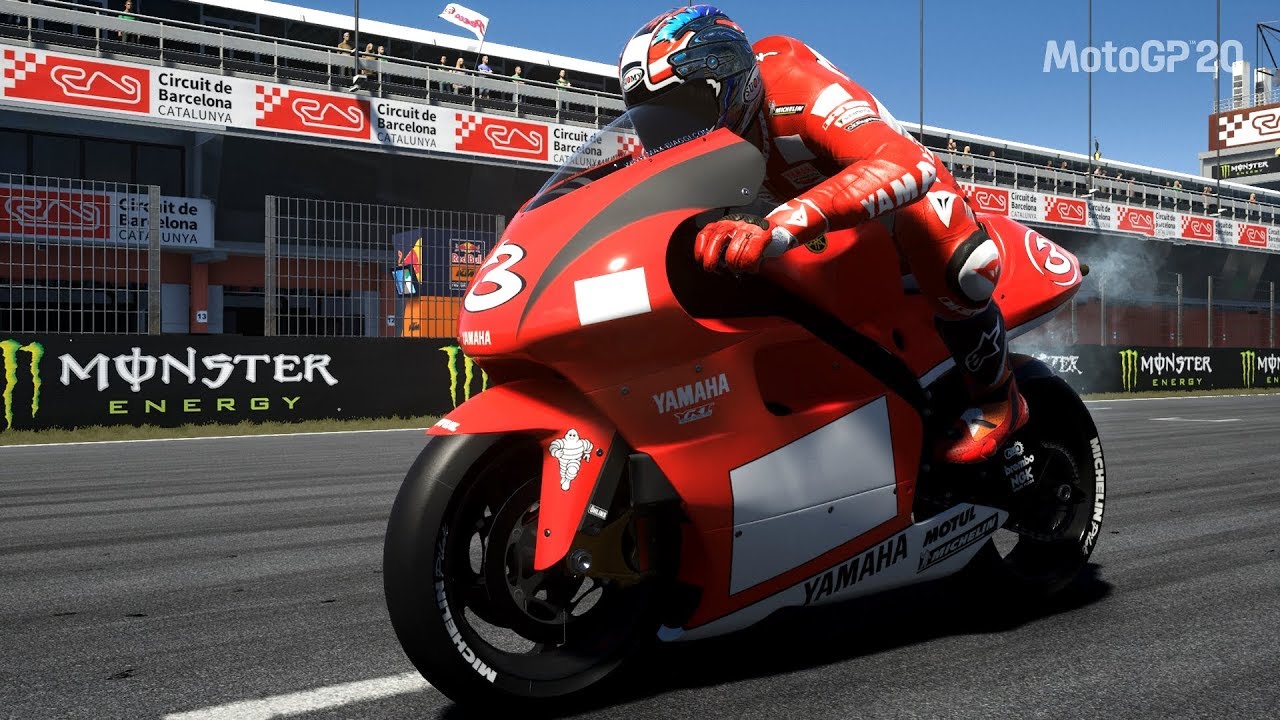 MotoGP 20 - Yamaha YZR500 2001 - Test Ride Gameplay (PC HD) [1080p60FPS]