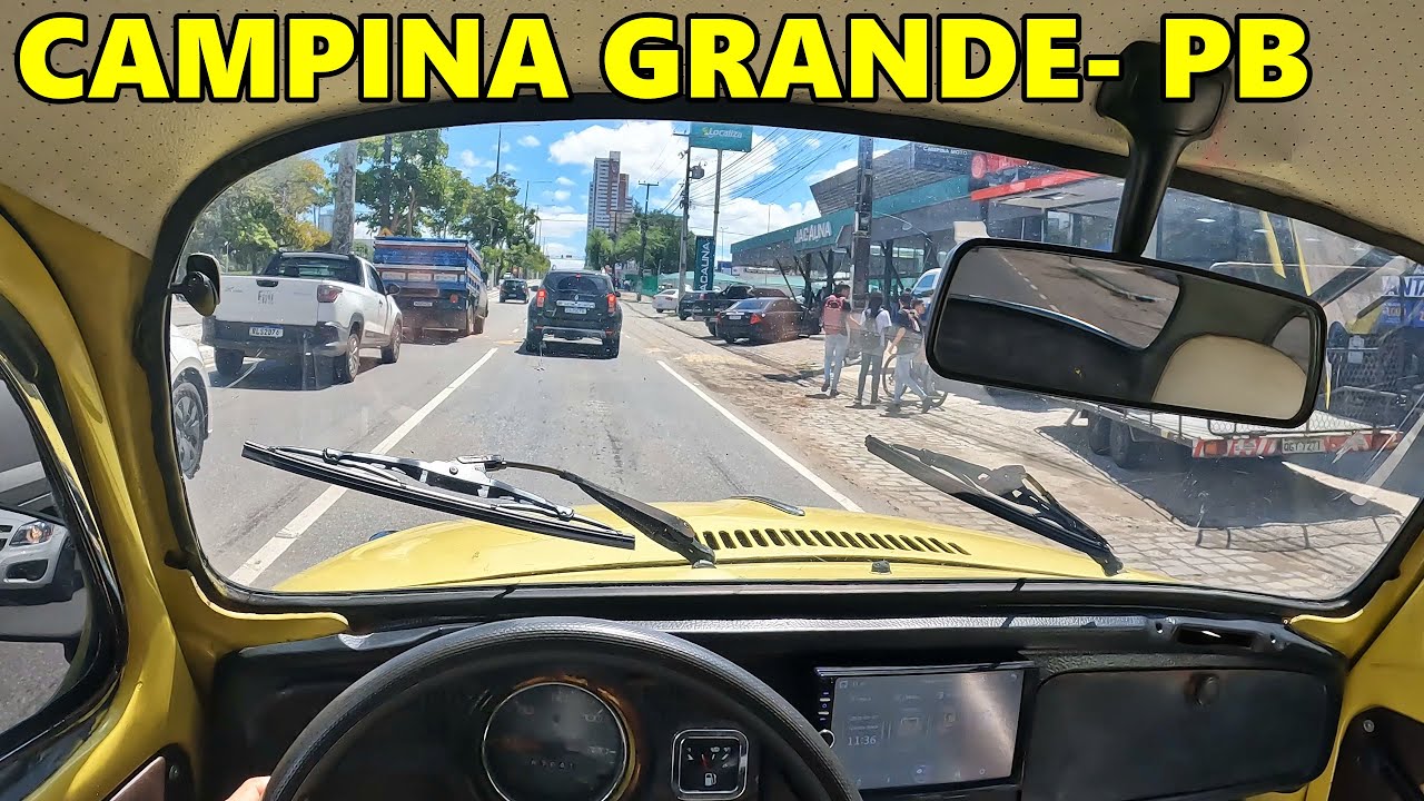CHEGUEI EM CAMPINA GRANDE- PB DE FUSCA! REAÇÃO DA GALERA COM O FUSCA!