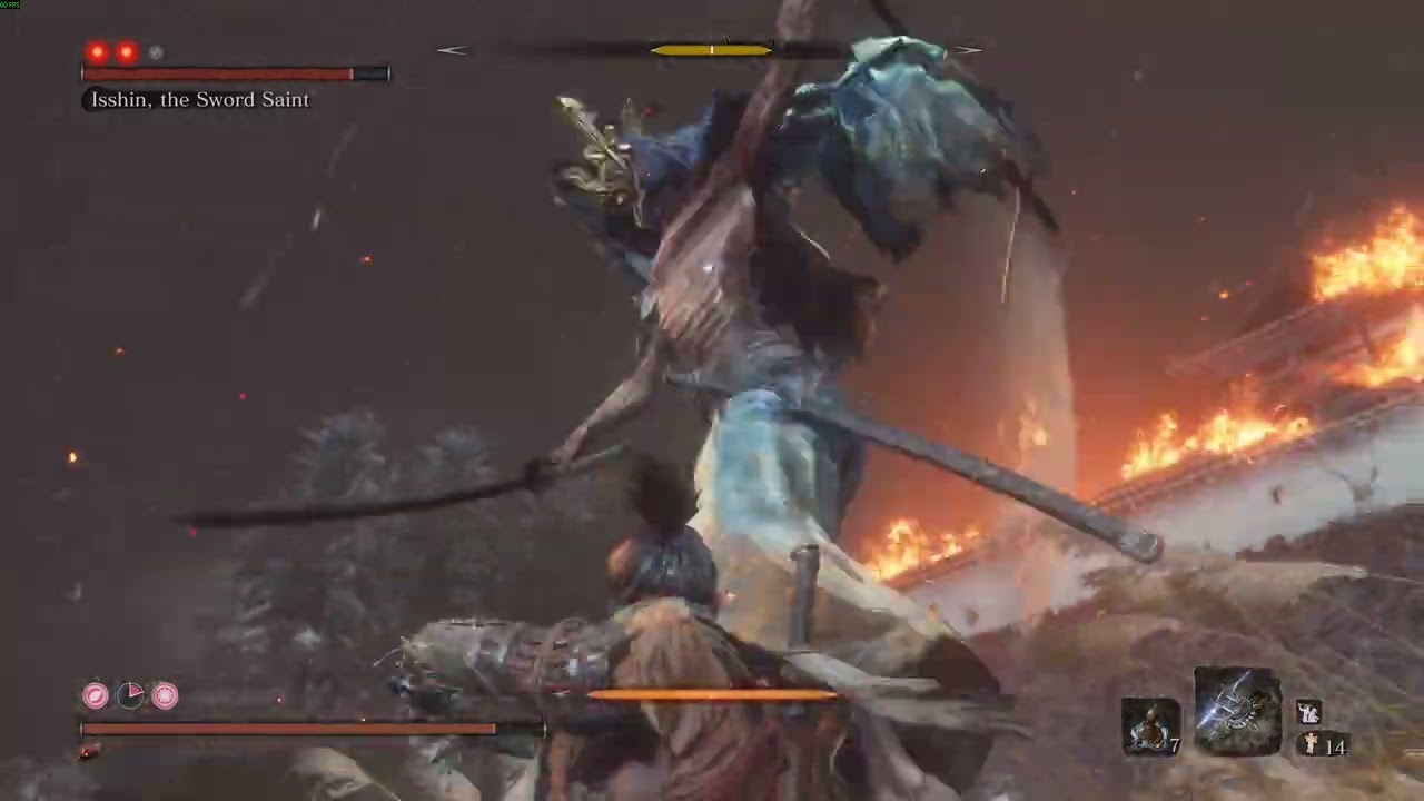 Sekiro: Shadows Die Twice - Isshin, Sword Saint NG++ Demon Bell (bullsh*ts version)