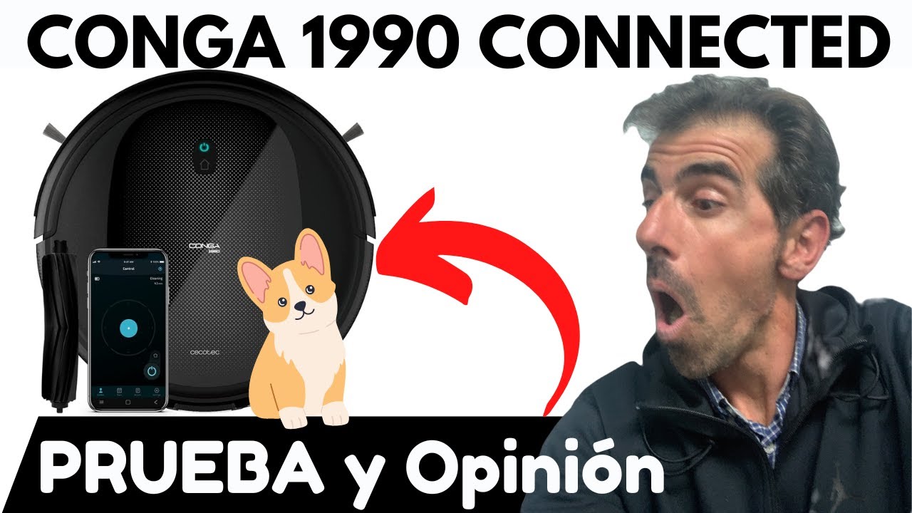 Robot Aspirador CONGA 1990 Connected CECOTEC El M&aacute;s Barato✅👉Prueba y Opini&oacute;n