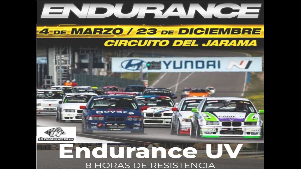 Endurance UV 23 de Diciembre 2022. Circuito del Jarama RACE. 8 Horas de carrera!