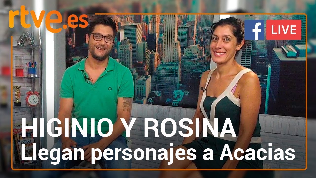 Hablan sobre sus personajes: HIGINIO Y ROSINA | Acacias 38 | Facebook Live