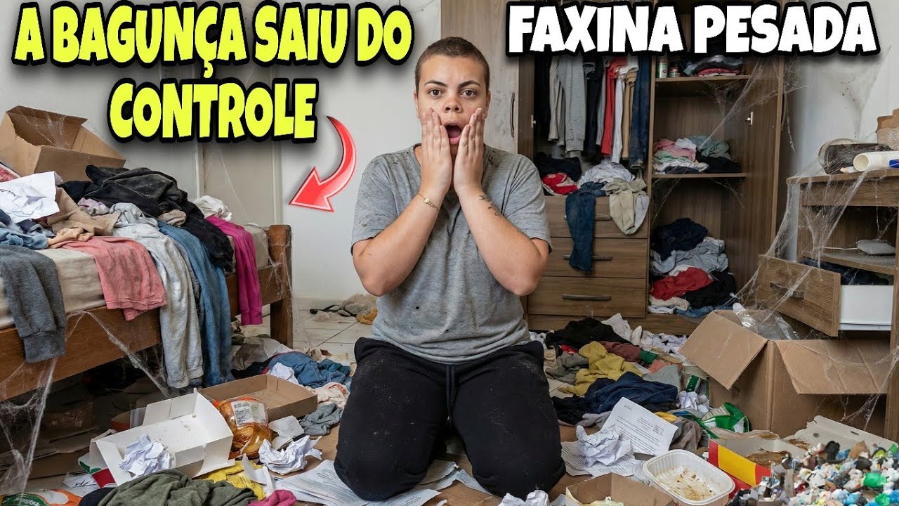 COMO DEIXEI CHEGAR A ESSE NIVEL? FAXINA COMPLETA 
