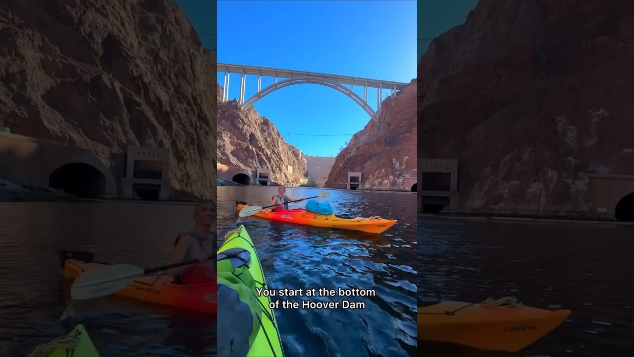 Hoover Dam kayaking, one of the BEST TOURS in LAS VEGAS
