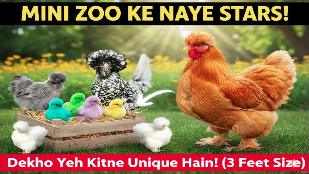 My 12 Cute Baby Chicks in Mini Zoo 🐥 Feels Like 100 | Amazing Fancy Chicks #chicks #chicken #pets