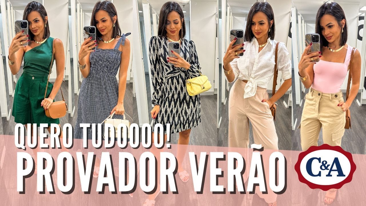 PROVADOR C&A SETEMBRO ☀️😍 COM 25% DESCONTO 🙀|  Tendências Verão 2025 Cea, looks lançamentos