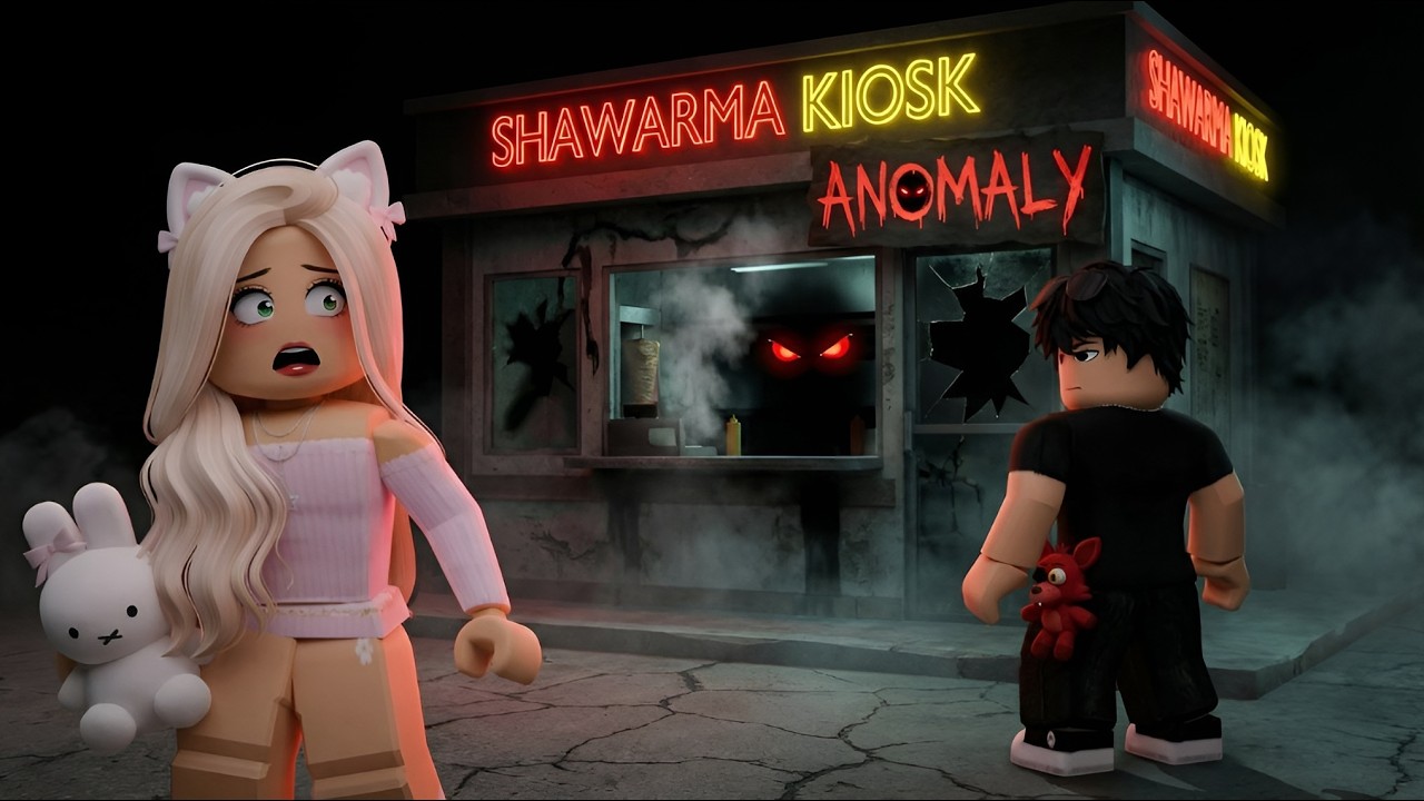 PRACUJEMY W NAJSTRASZNIEJSZYM KIOSKU?! (Scary Shawarma Kiosk) | Lusia & Velos