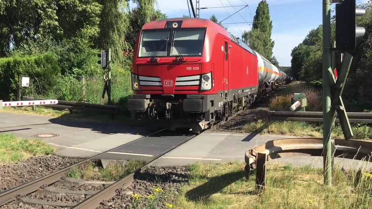Mixed Freight Train DB-Cargo With 3 GATX , Turkey Flatrailcars , empty ! At Kaldenkirchen 22.6.2022👍