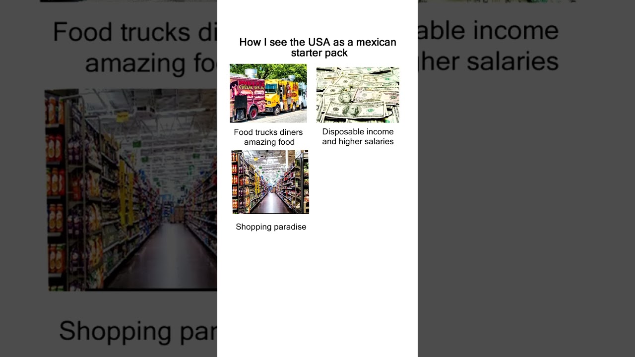 How I see the USA as a mexican starter pack meme #Memes #usa