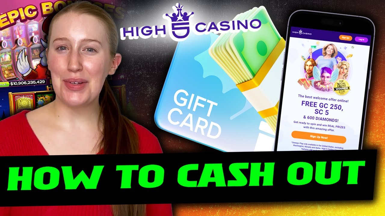 How To Cashout from High 5 Games Social Casino