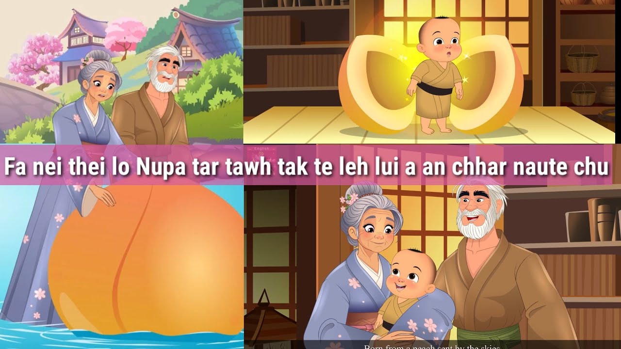 Fa nei thei lo nupa upa tawh tak te leh Lui a an chhar naute chu(Japanese thawnthu)