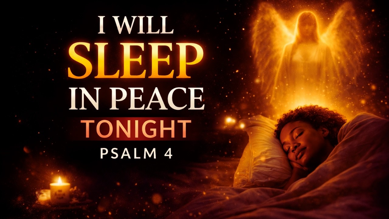 🌙 Psalm 4 Night Prayer | I Will Sleep in Peace Tonight 🙏🏾 No Fear, No Anxiety