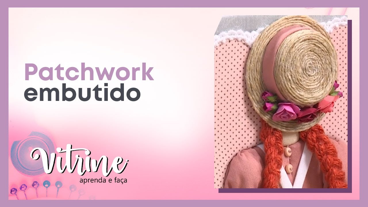 Vitrine Aprenda e Faça - Patchwork embutido