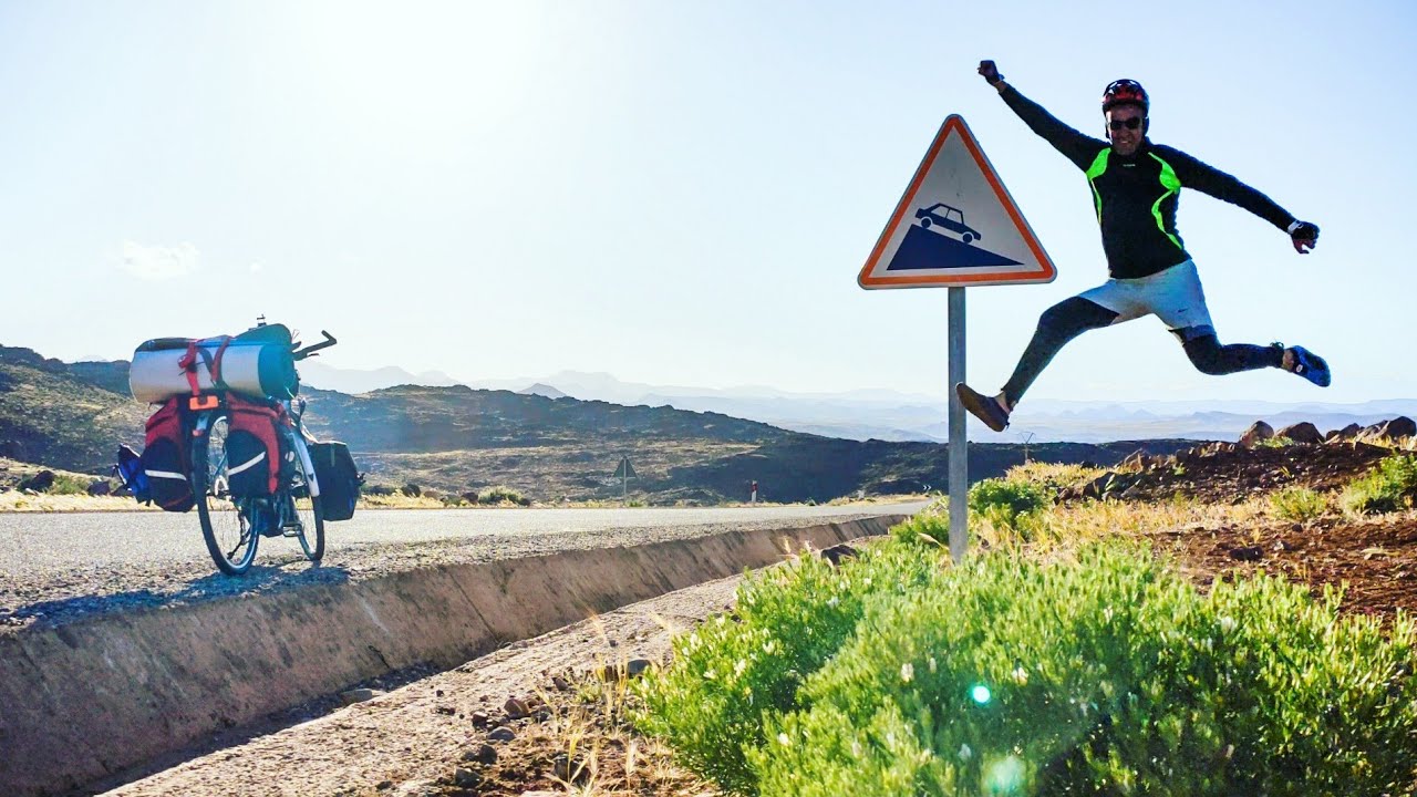 رحلة بالدراجة584 كلم،مراكش،تيزي نتاست، أولوز،تاليوين،تزناخت،أيت بن حدو، تيزي نتيشكا،ثلواث،مراكش