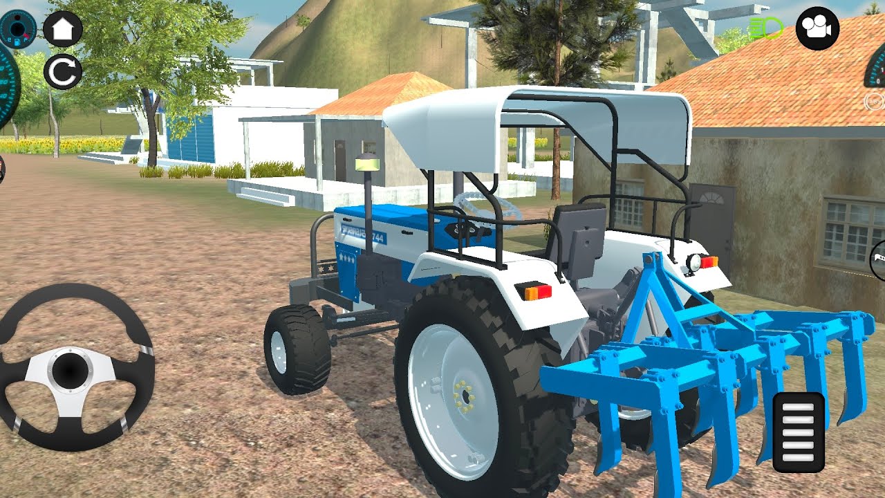 ट्रैक्टर वाला गेम | tractor wala game | Indian tractor simulator 2 - Android gameplay 