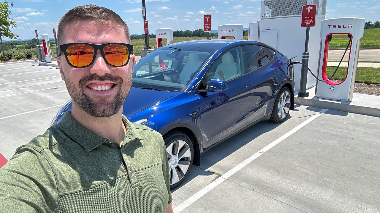 Tesla Model Y AWD (4680) Путешествие из Северной Каролины в Миннесоту!