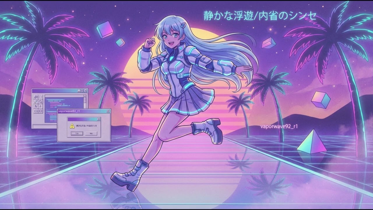 TUNEEvsSUNO　vaporwave92 r1 reflective Vaporwave Ambient,