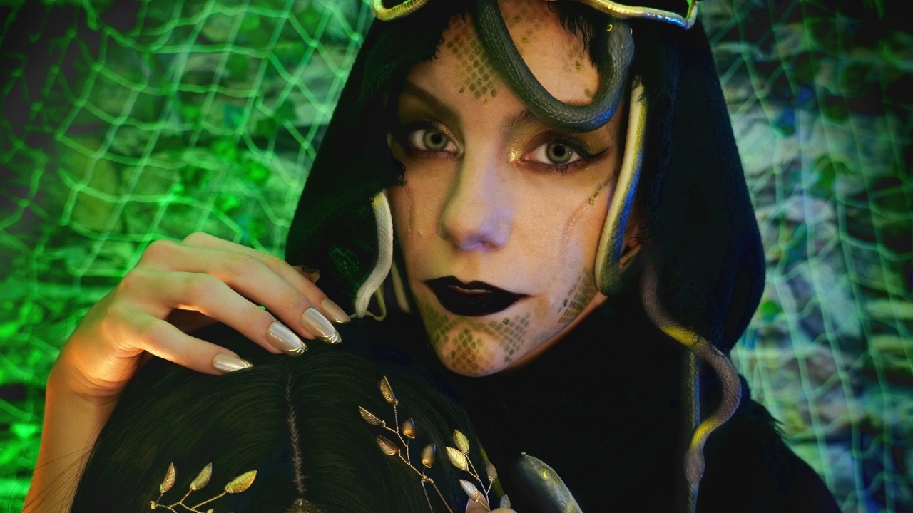Will You Let Medusa Brush Your Hair? 🐍 Behind You ASMR, Greek Mythology RP for Sleep