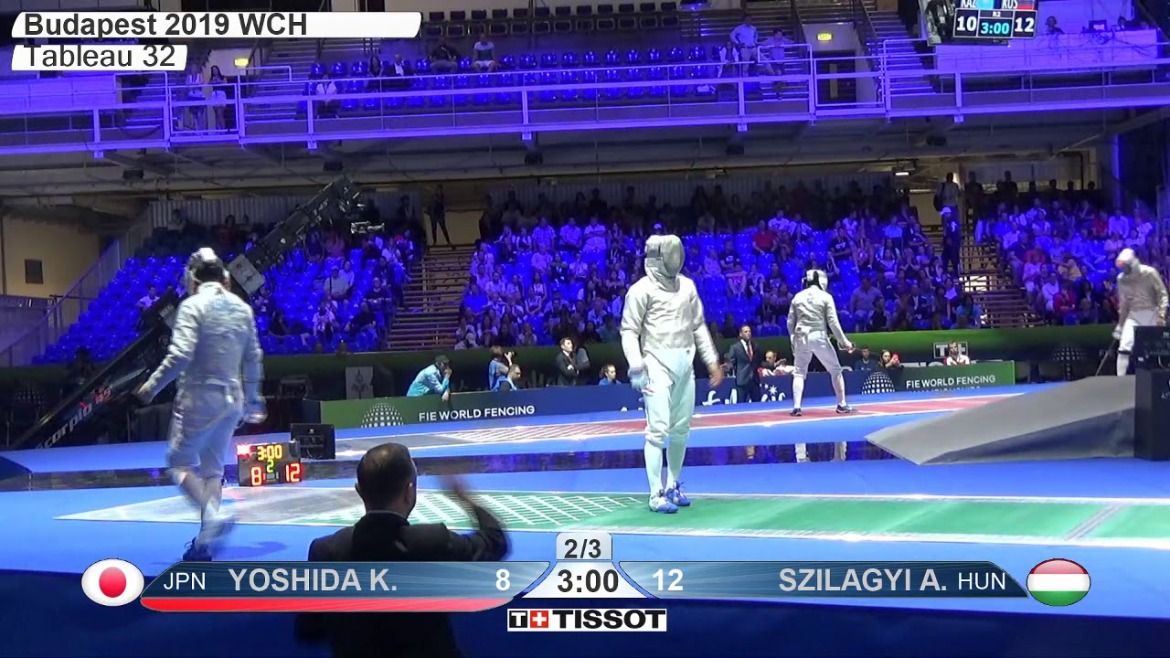 2019 246 T32 09 M S Individual Budapest HUN WCH GREEN SZILAGYI HUN vs YOSHIDA JPN
