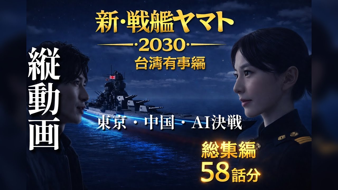 新・戦艦ヤマト2030　1話～58話　東京決戦・中国決戦・AIとの戦いなど