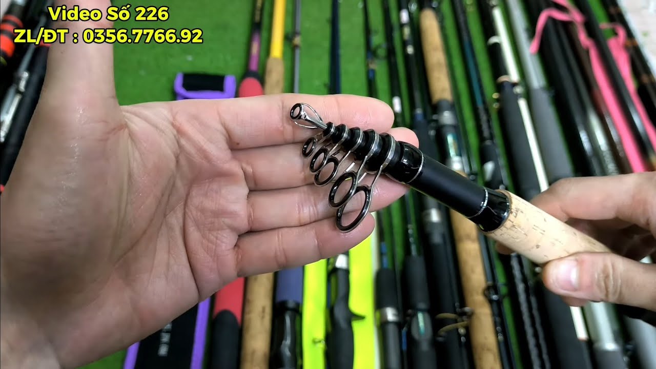 VIDEO TẾT 226 : CẦN C&Acirc;U LURE CARBON - CẦN R&Aacute;P KH&Uacute;C NHẬT BẢN 🇯🇵 ĐỒ C&Acirc;U NHẬT 🎇