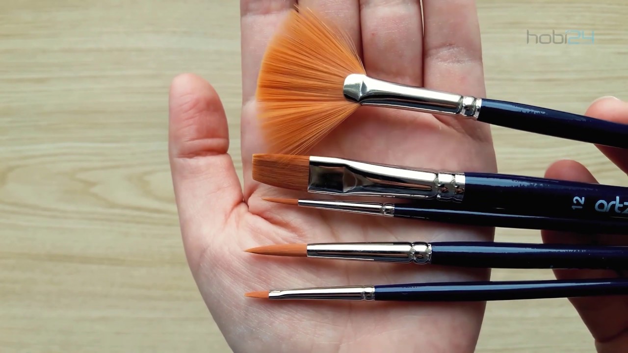 Artzone Sentetik Kıl Fır&ccedil;a Seti - 5'li Set