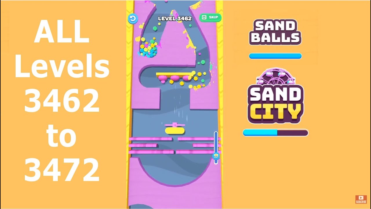 Sand Balls ALL Levels 3462 to 3472 Puzzle Game | SayGames